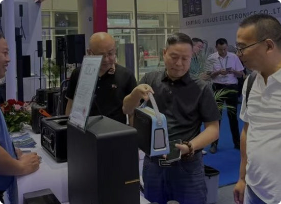 YUSBOX product demonstration at the Canton Fair