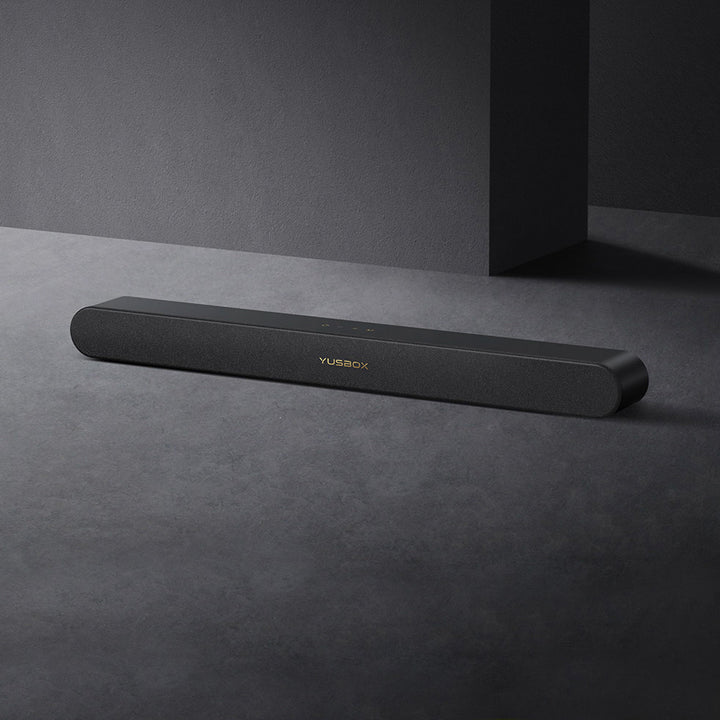 YUSBOX B20 soundbar karaoke system — alternate view