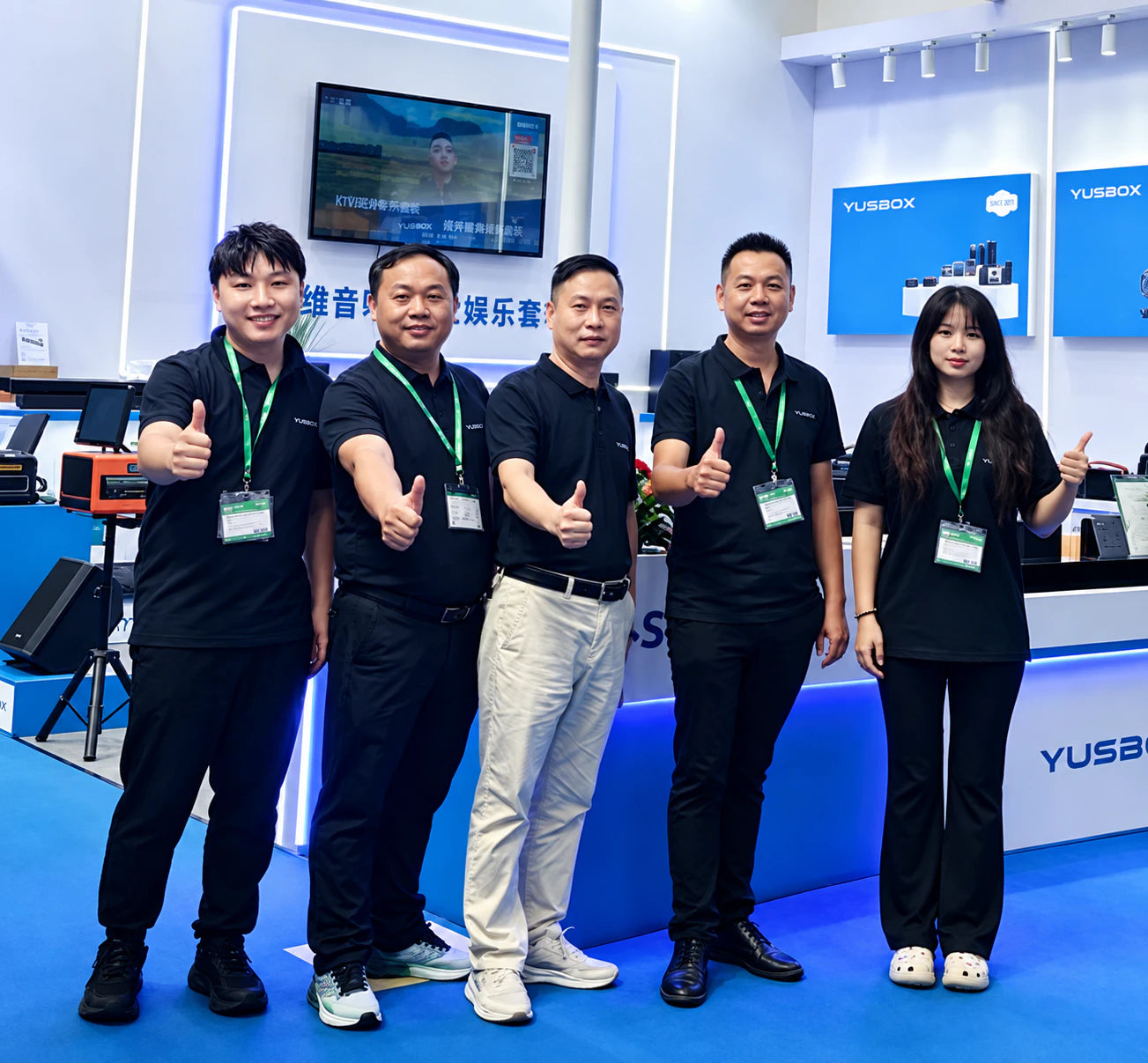 YUSBOX exhibition team at IFA Berlin